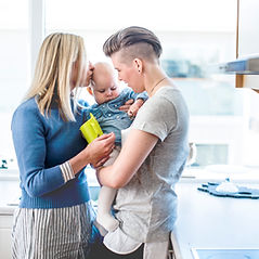 lesbian couple with baby