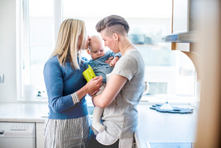 Couple with their Baby