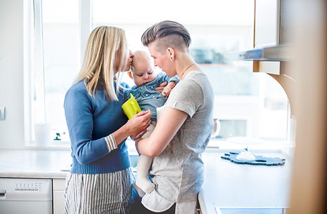 Couple with their Baby