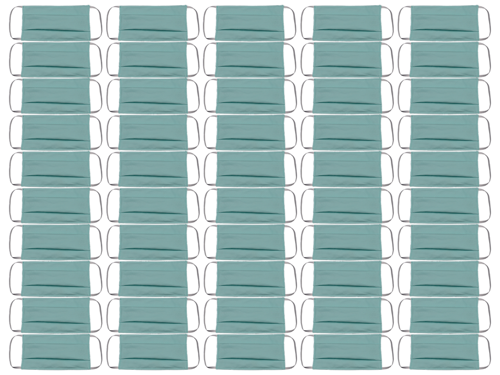 Thumbnail: Face Masks w/filter pocket (Seafoam Mint)