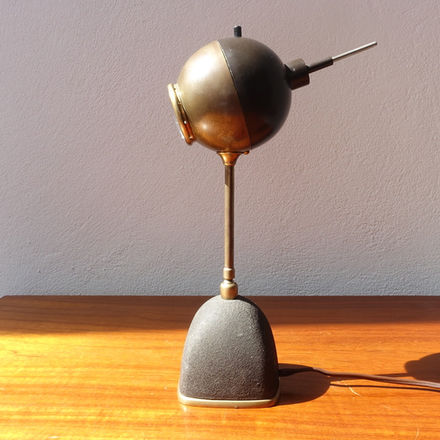 Vintage LUMI Table Lamp MODEL 578 by Oscar Torlasco 1950