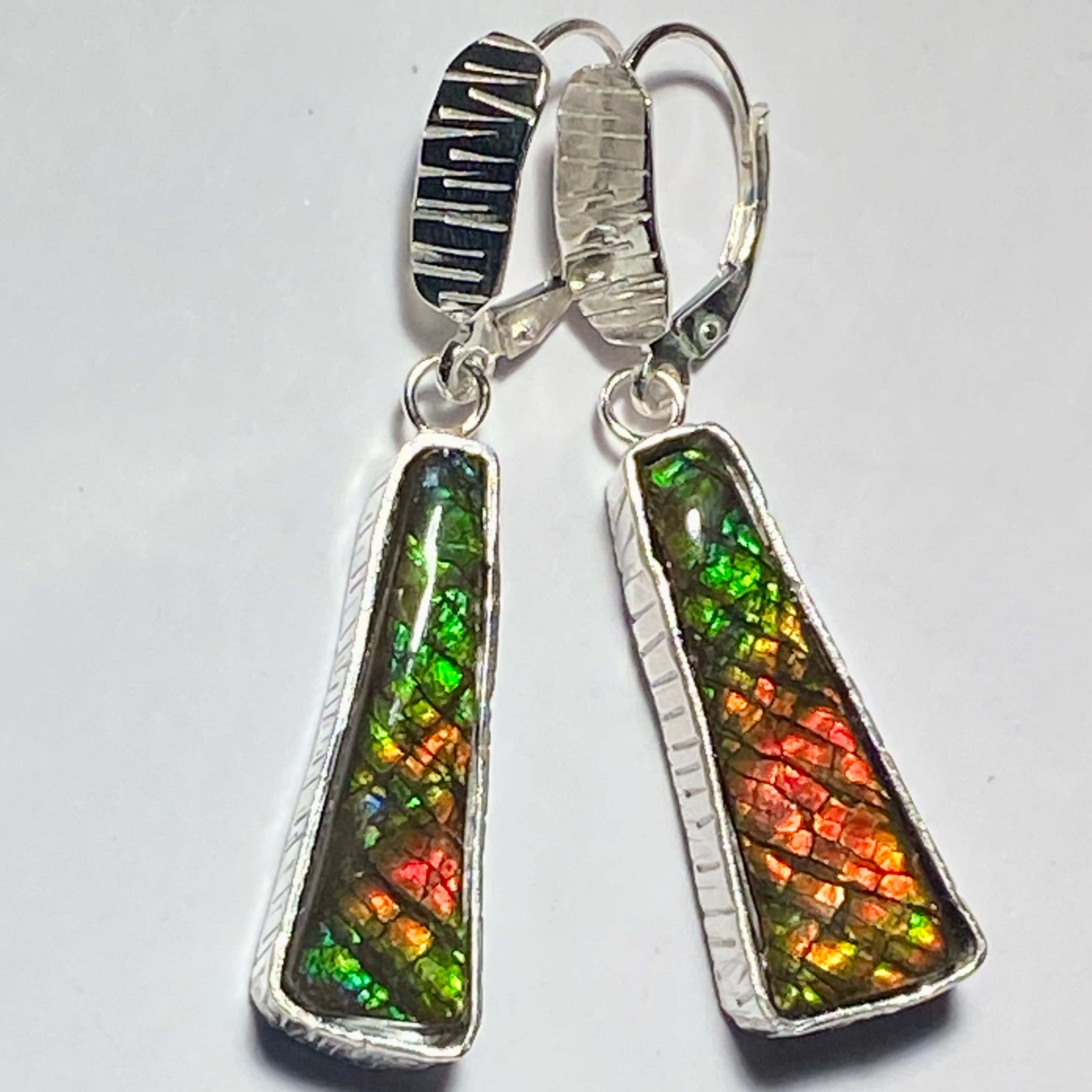 Canadian Ammolite Earrings