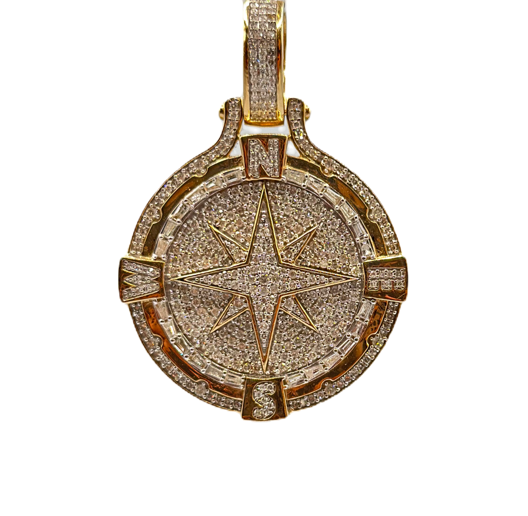 DIAMOND CAMPASS CHARM