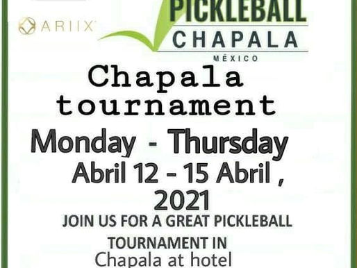 Chapala Tournament Pickleball tiene acción en abril