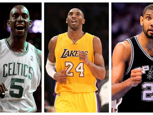 Anuncian entrada de Kobe Bryant, Tim Duncan y Kevin Garnett al Salón de la Fama