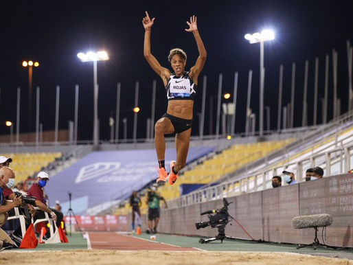 Yulimar Rojas se impone en Liga de Diamante de Atletismo en Doha