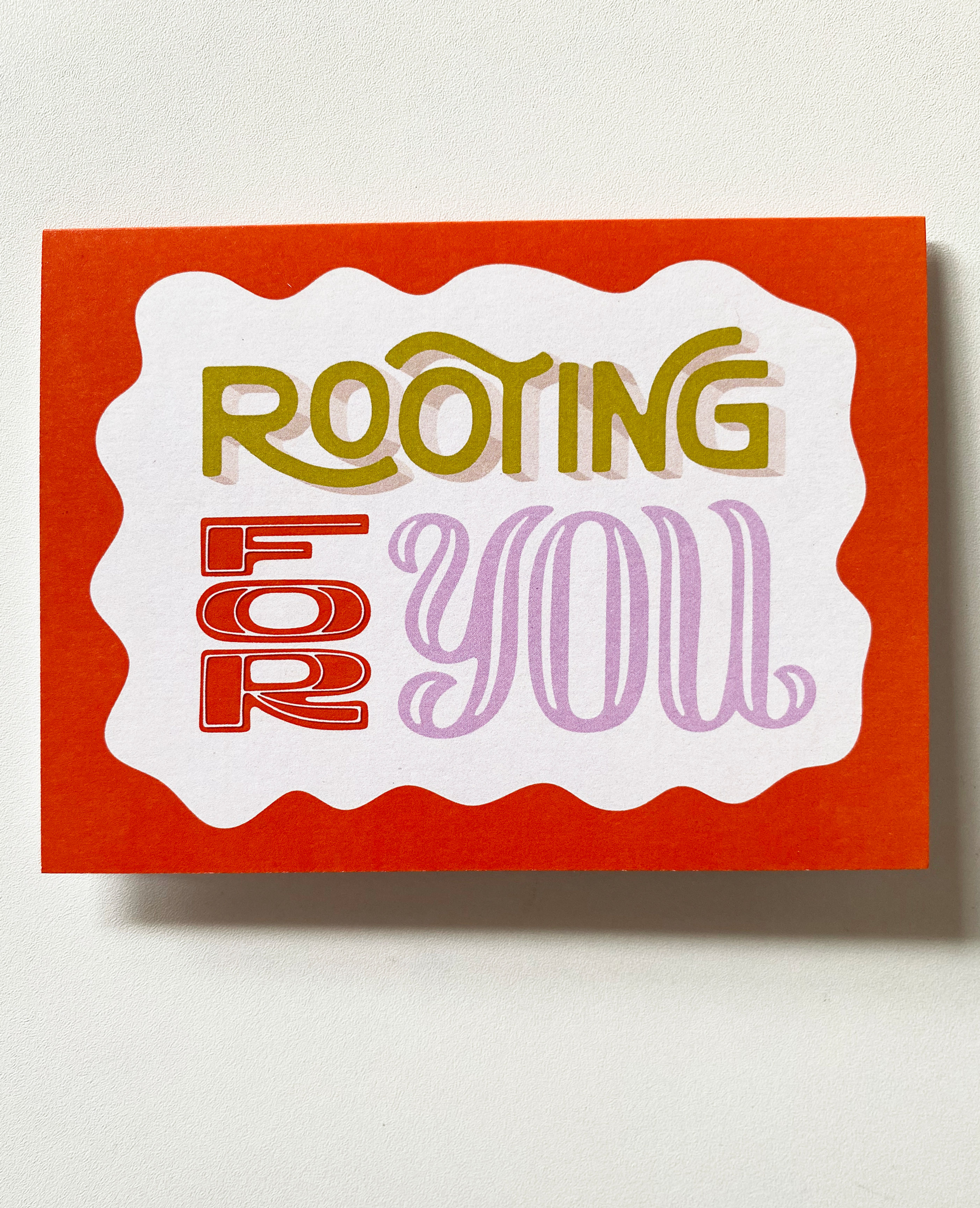 Rooting for You Greeting Card