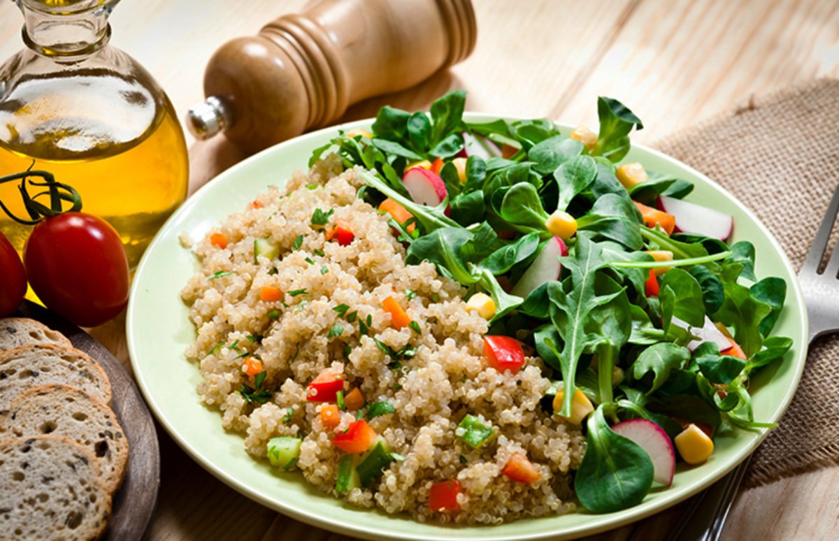 Arranged Food and Objects