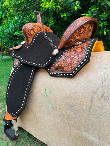BXBR 4054 - Barrel Saddle | Balius and Xanthus Saddlery