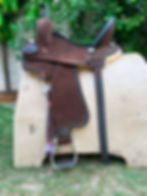 BXBR 4032 Barrel Saddle Front View