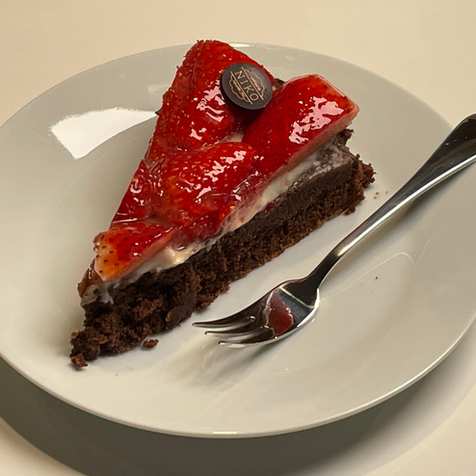 Schoko Erdbeere Tarte