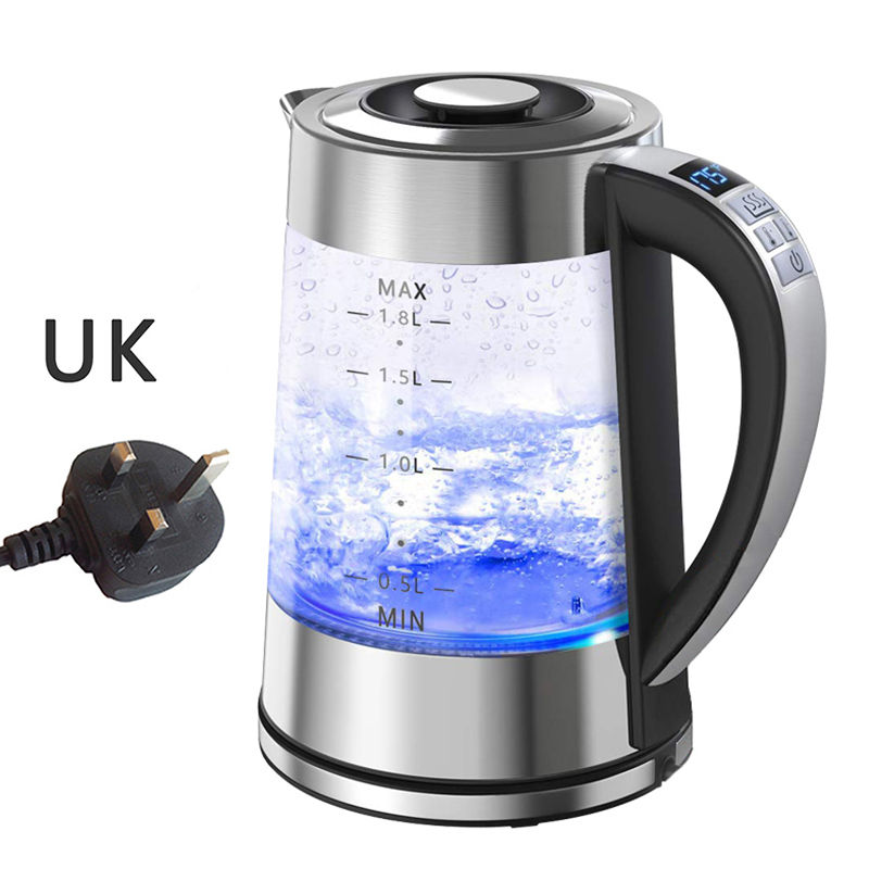 Thumbnail: Smart Thermostatic Glass Electric Kettle 1.8L Capacity Automatic Thermostat Suit