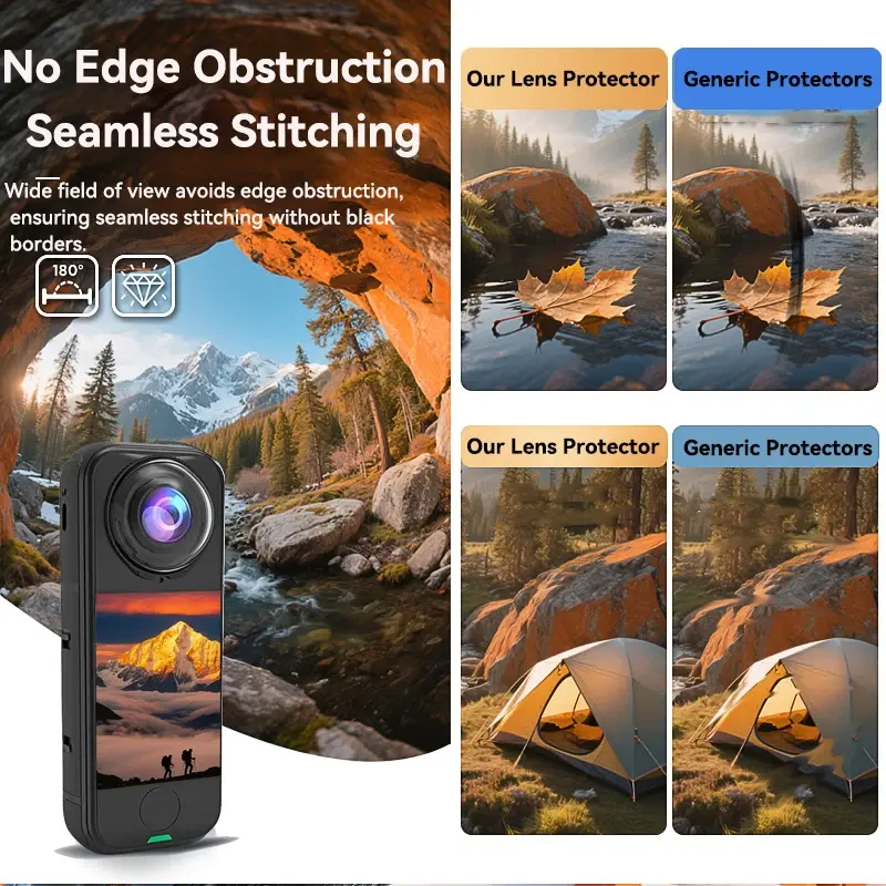 Thumbnail: Lens Guard for Insta360 X4 Air Quick-Detach Transparent Water-Proof Shockproof L