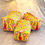 Thumbnail: 3 Yellow Floral Wash bags in Block Print Quilted Fabric
