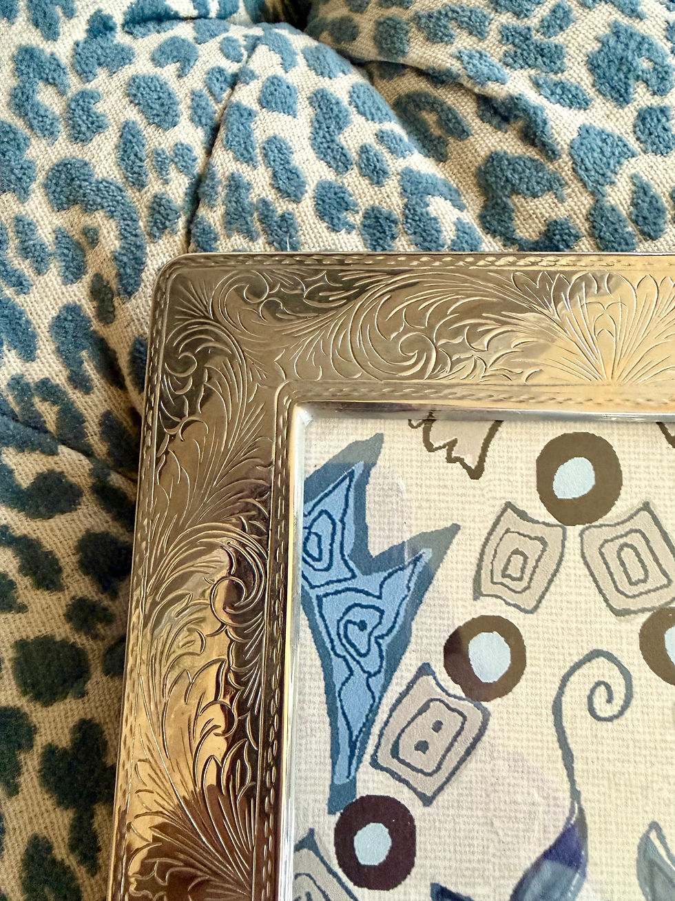 Thumbnail: Silver Plate Decorative Frame
