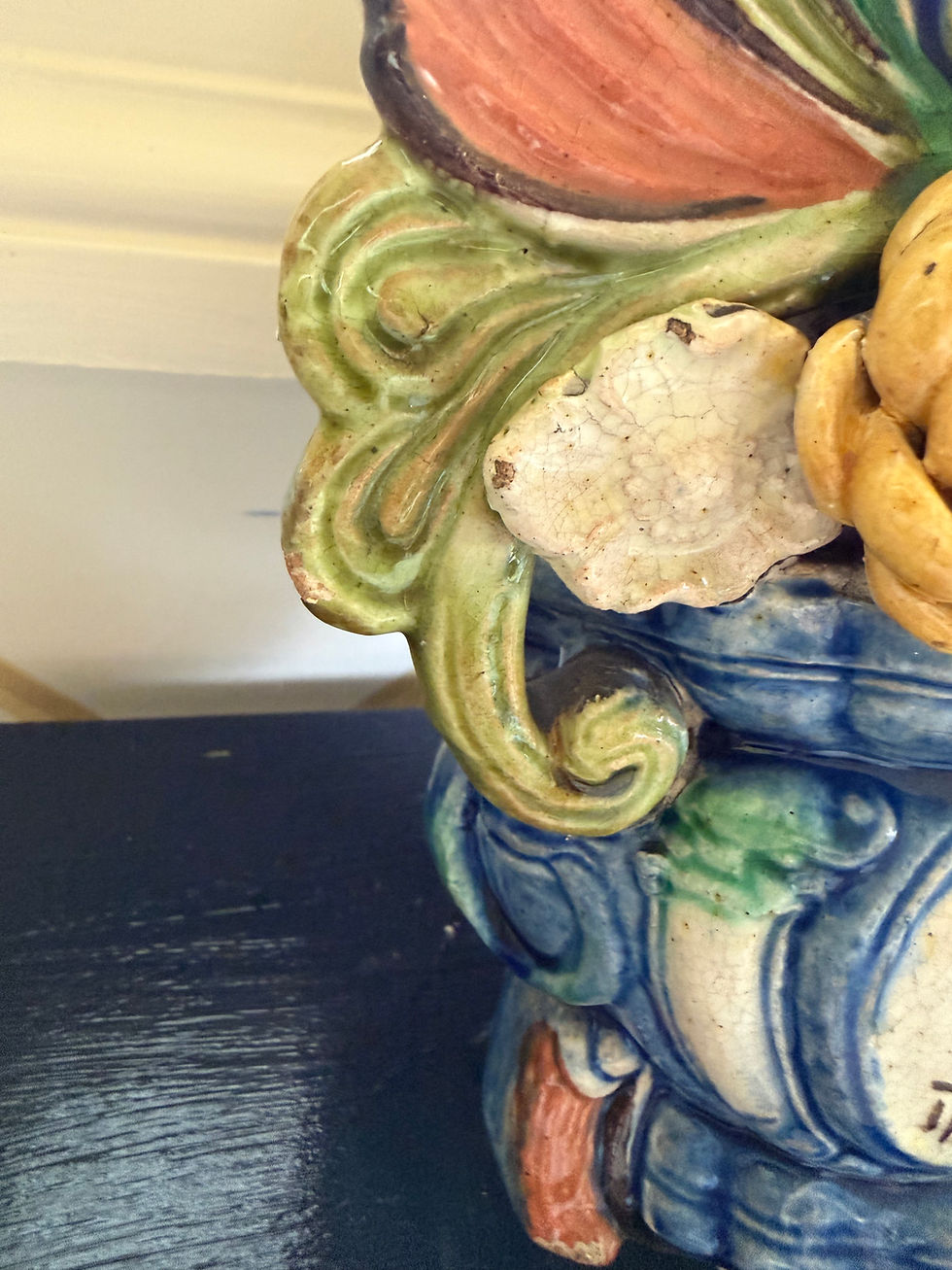 Thumbnail: Vintage Asian Wall Pocket