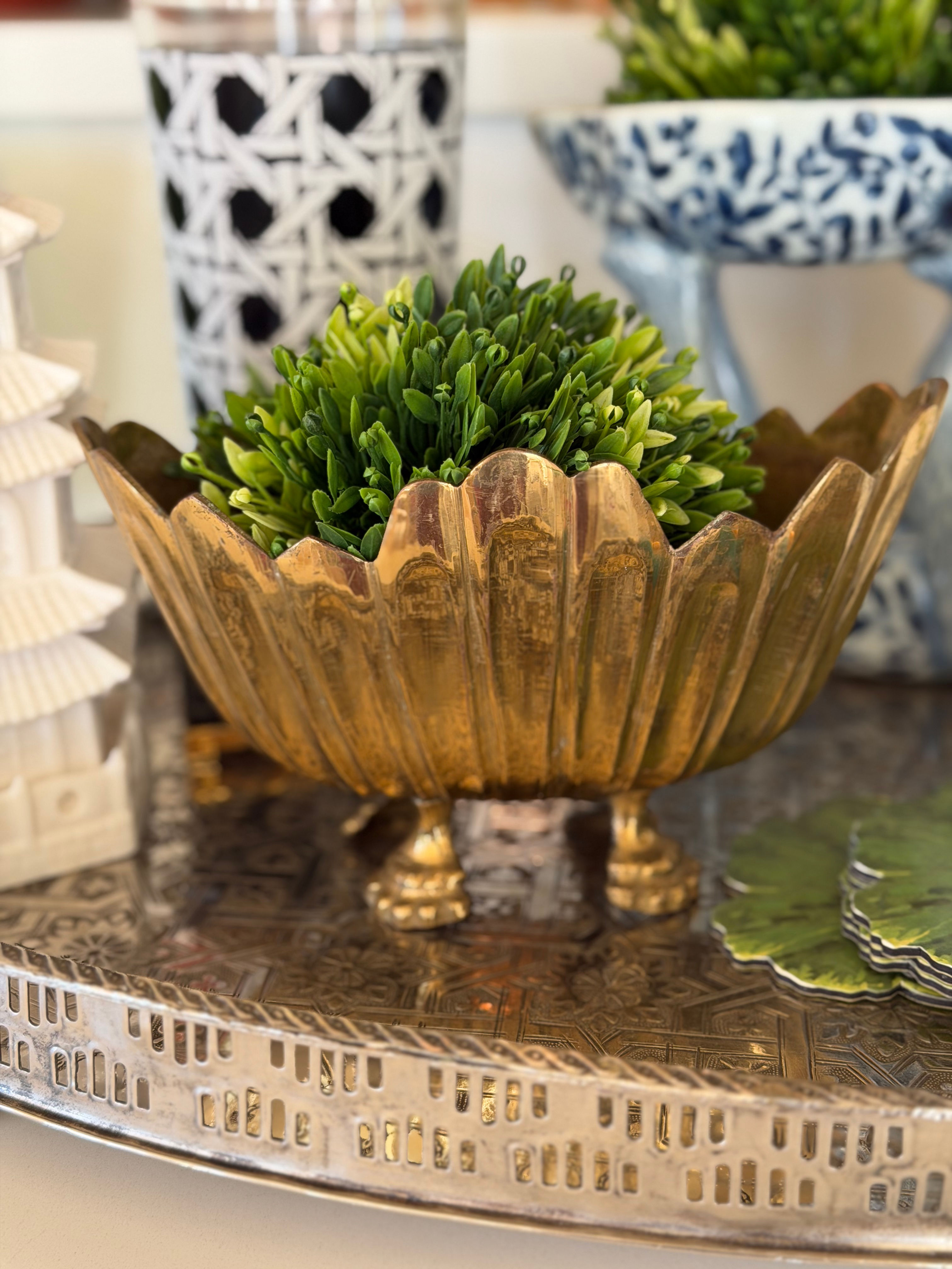 Vintage Brass Bowl/Planter