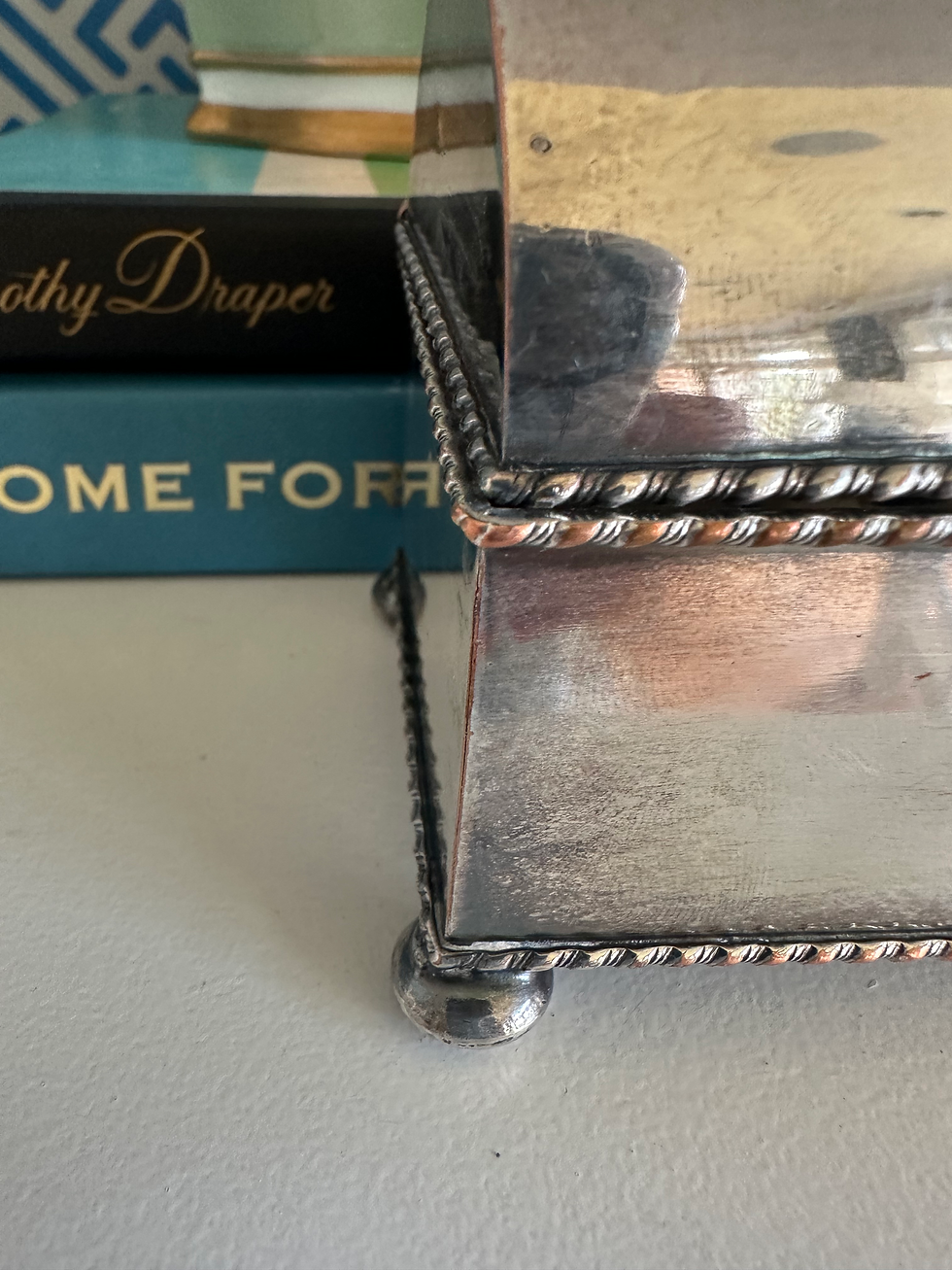 Thumbnail: Vintage Silver Plate Box