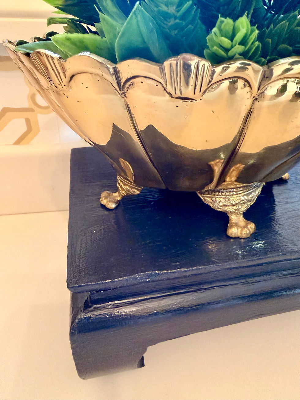 Thumbnail: Vintage Brass Bowl