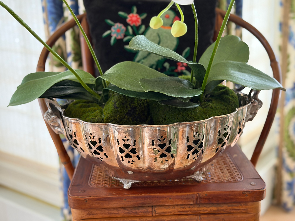 Thumbnail: Amazing Large Silver Plate Bowl