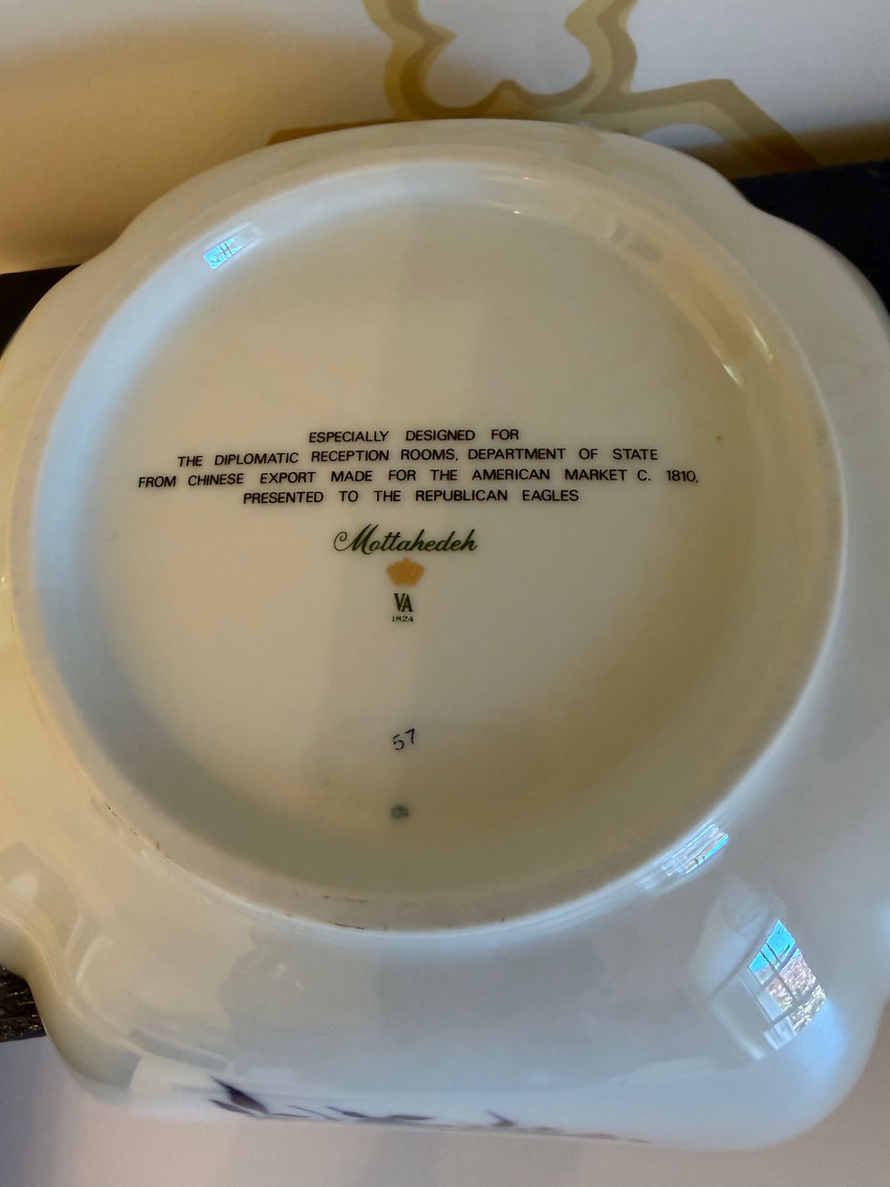 Thumbnail: Mottahedeh Eagle Bowl