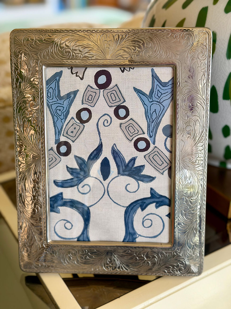 Thumbnail: Silver Plate Decorative Frame
