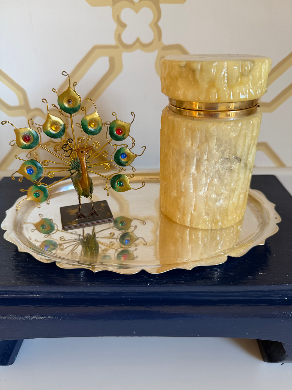 Thumbnail: Vintage Silver Plate Tray