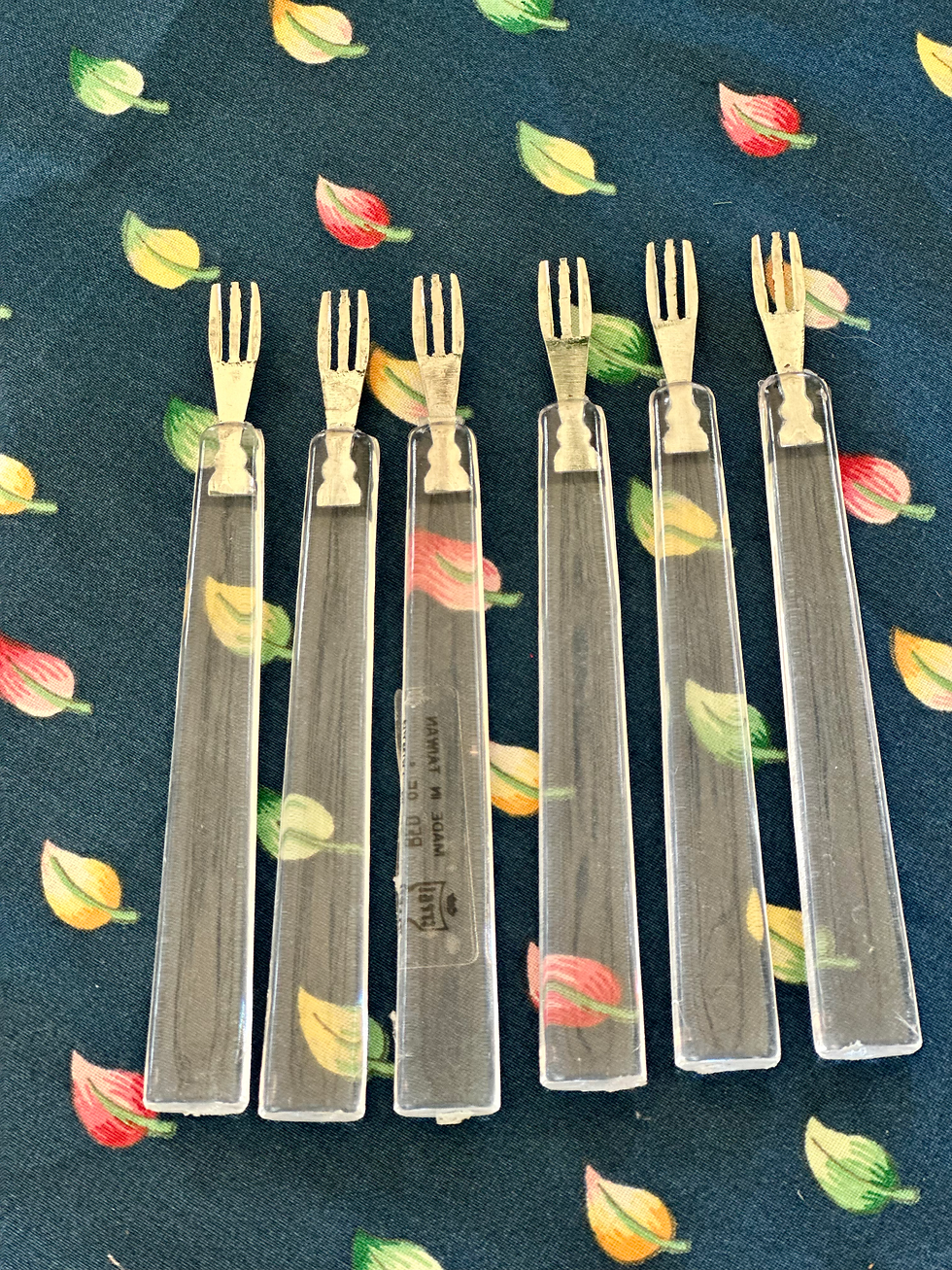 Thumbnail: Set 6 vintage Cocktail Forks
