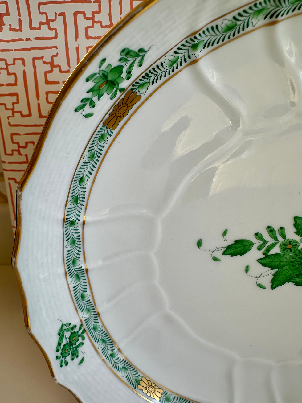 Thumbnail: Herend Chinese Bouquet Serving Dish
