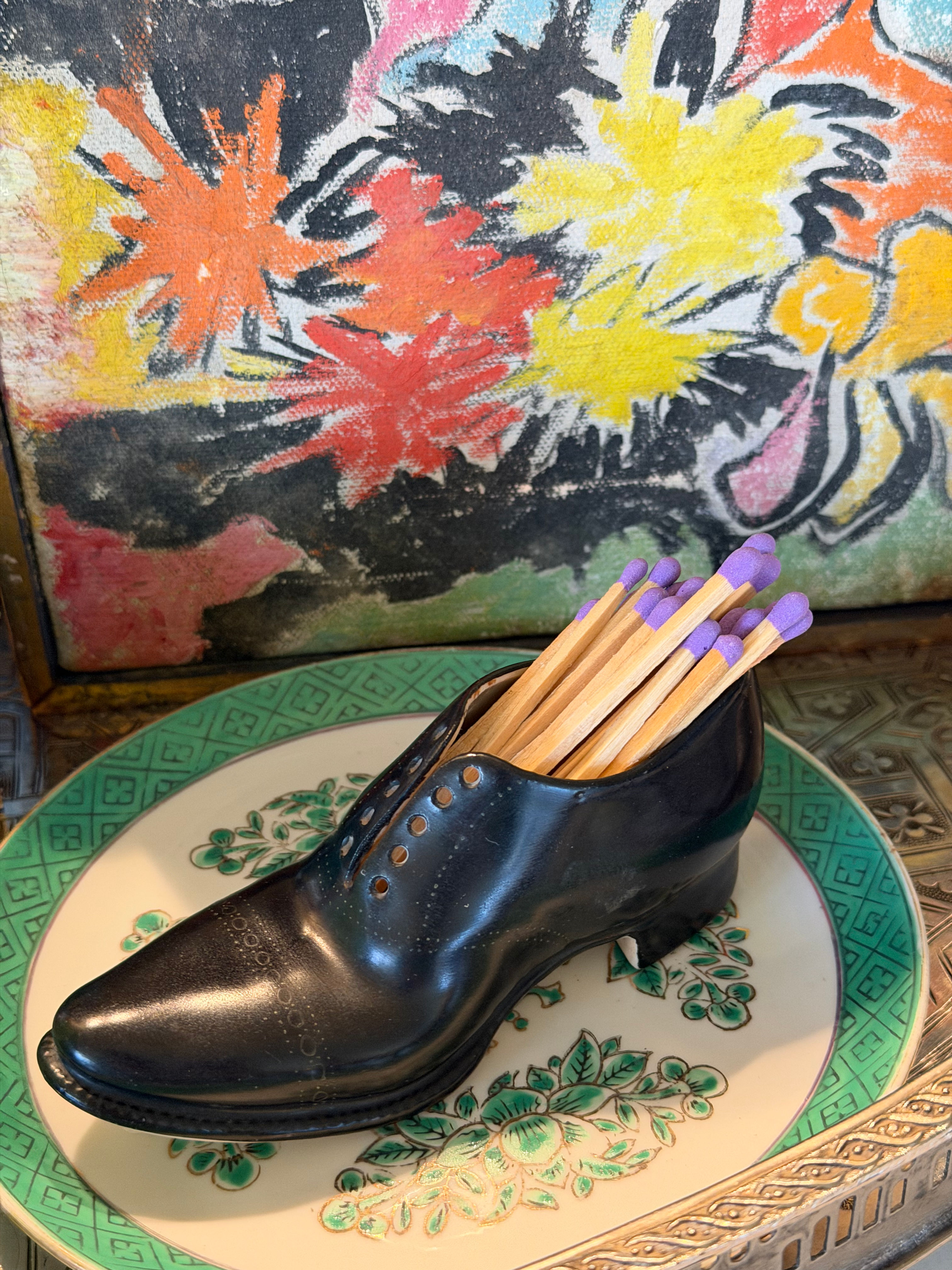 Vintage Shoe Figurine