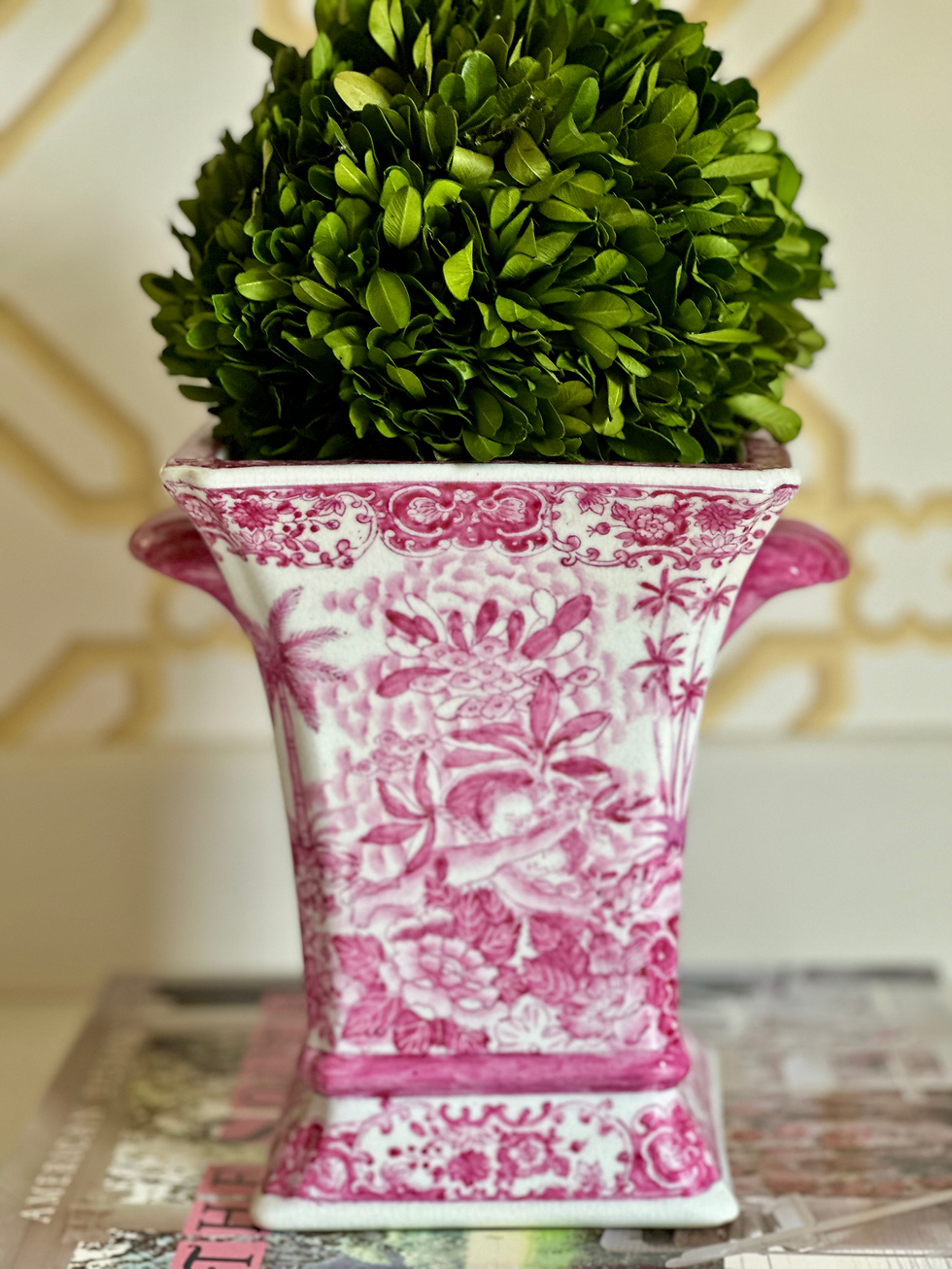 Thumbnail: Chinoiserie Vase/Cachepot - 2 Available (Sold Separately)