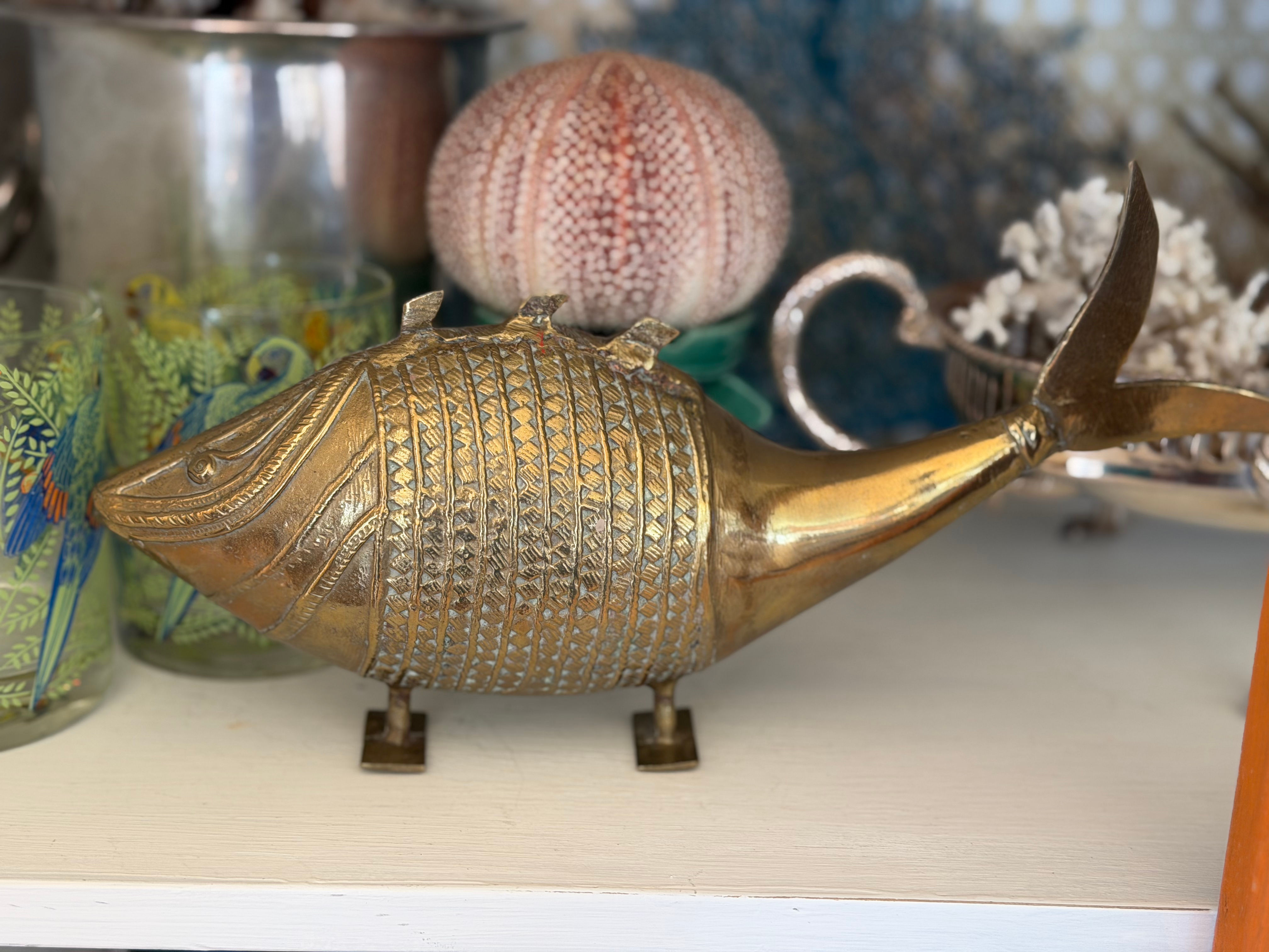 Vintage Brass Fish