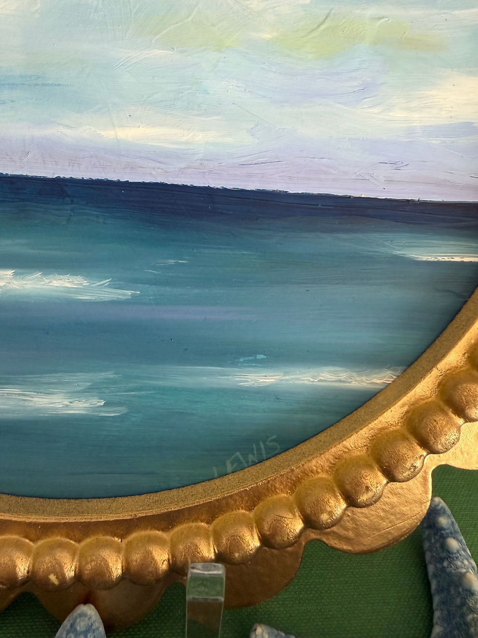 Thumbnail: Beautiful Seascape Original Painting