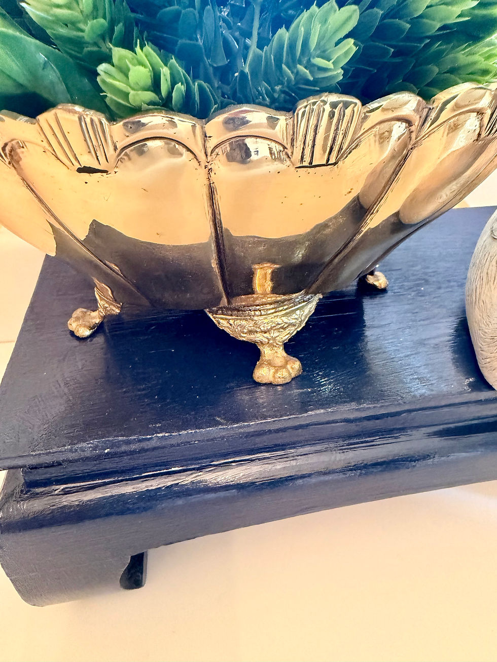 Thumbnail: Vintage Brass Bowl
