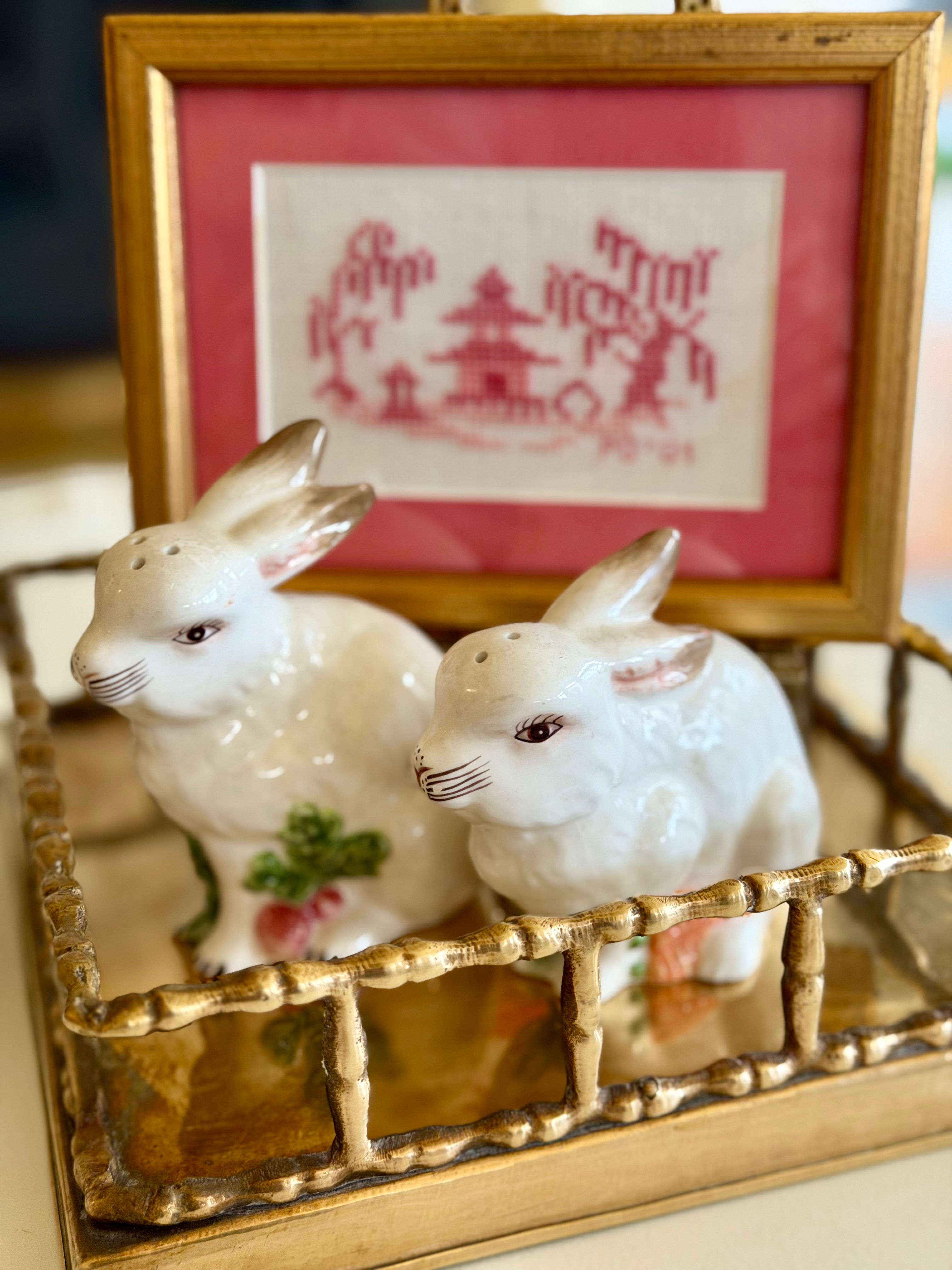 Vintage Salt and Pepper Bunnies