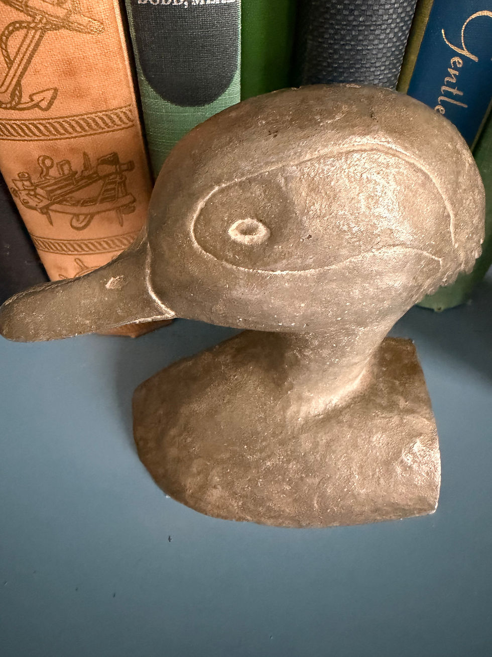 Thumbnail: Vintage Wood Duck Figurine 