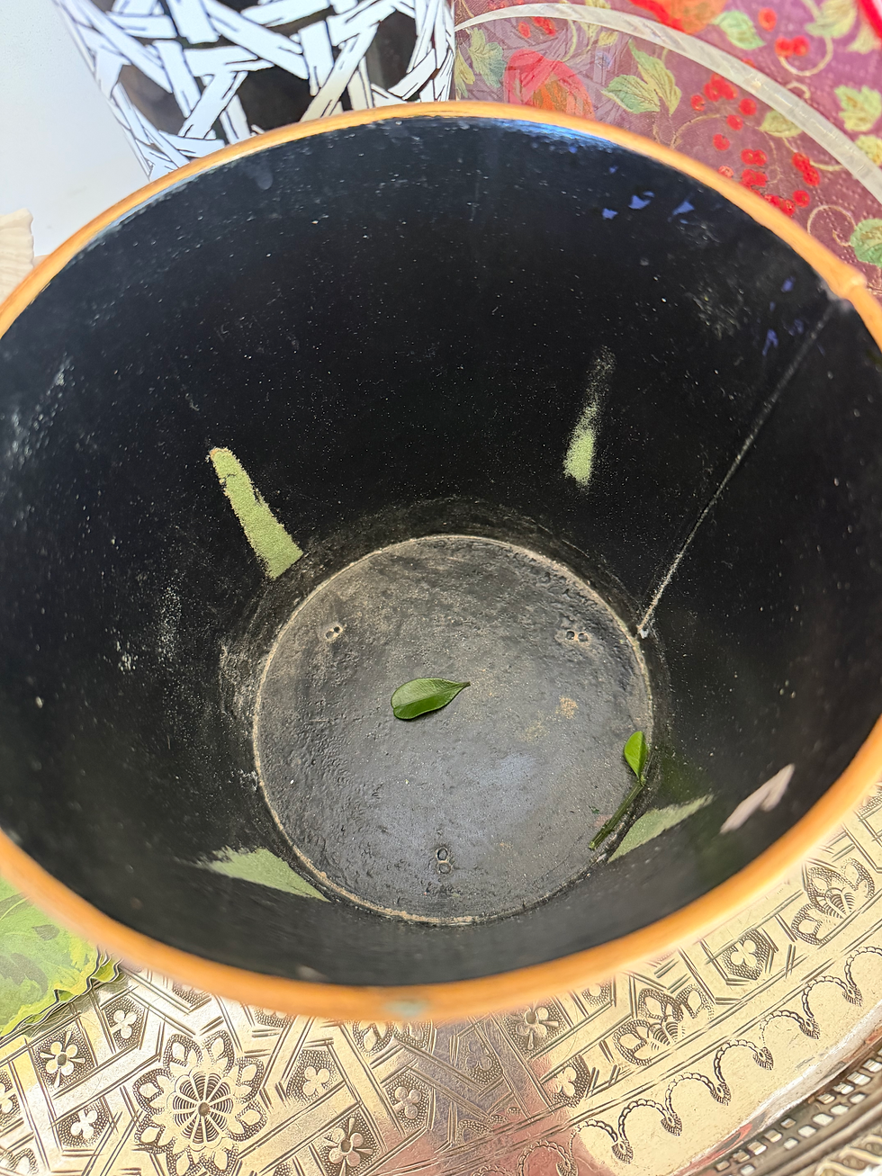 Thumbnail: Pretty Toleware Floral Cachepot 