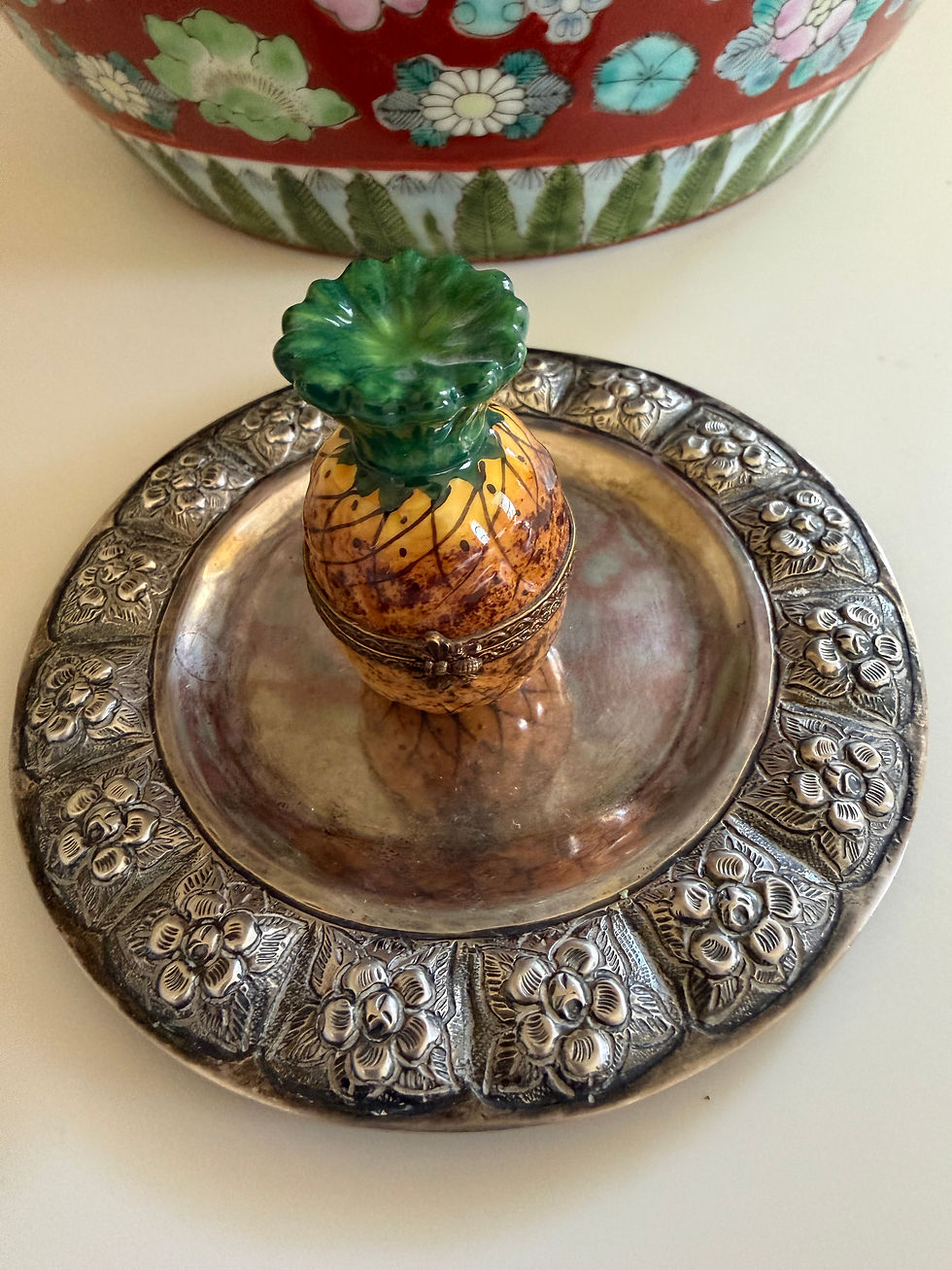 Thumbnail: Vintage Limoges Pineapple Box