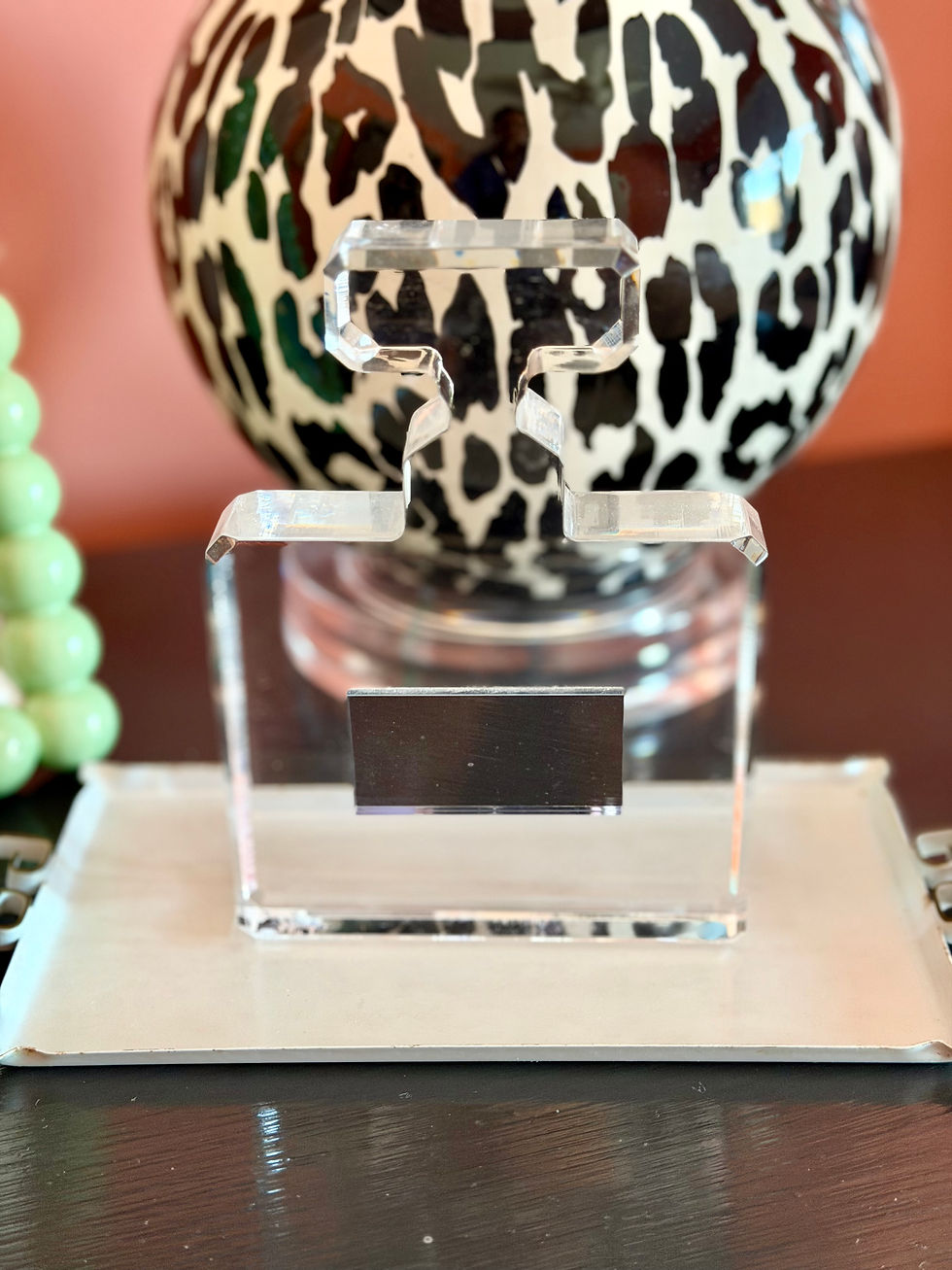 Thumbnail: Lucite Perfume Bottle Figurine
