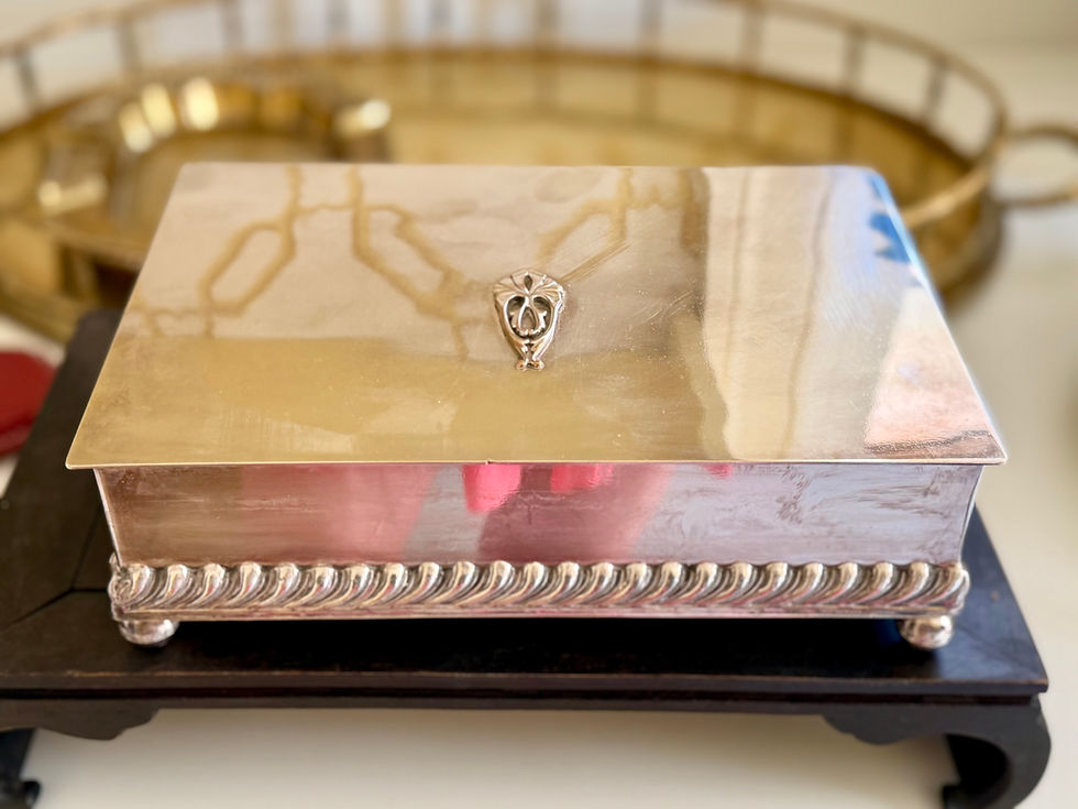 Thumbnail: Gorgeous Silver Plate Large Box