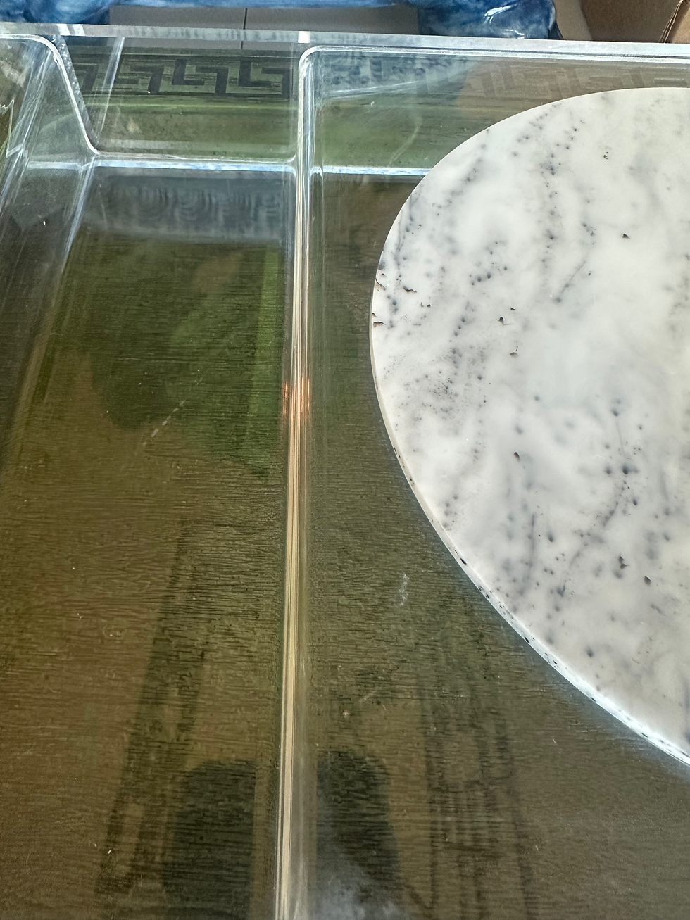 Thumbnail: Vintage Lucite Cheese Board