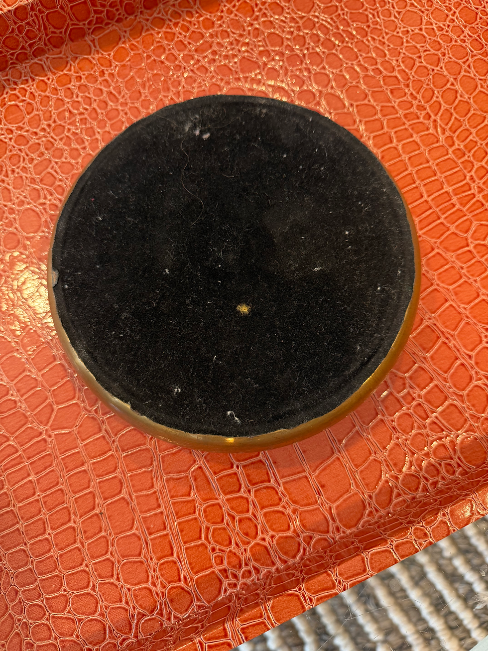 Thumbnail: Large Round Brass Riser/Stand