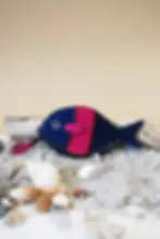 Porte-monnaie Némo en cuir recyclé de la marque Mabuti'k