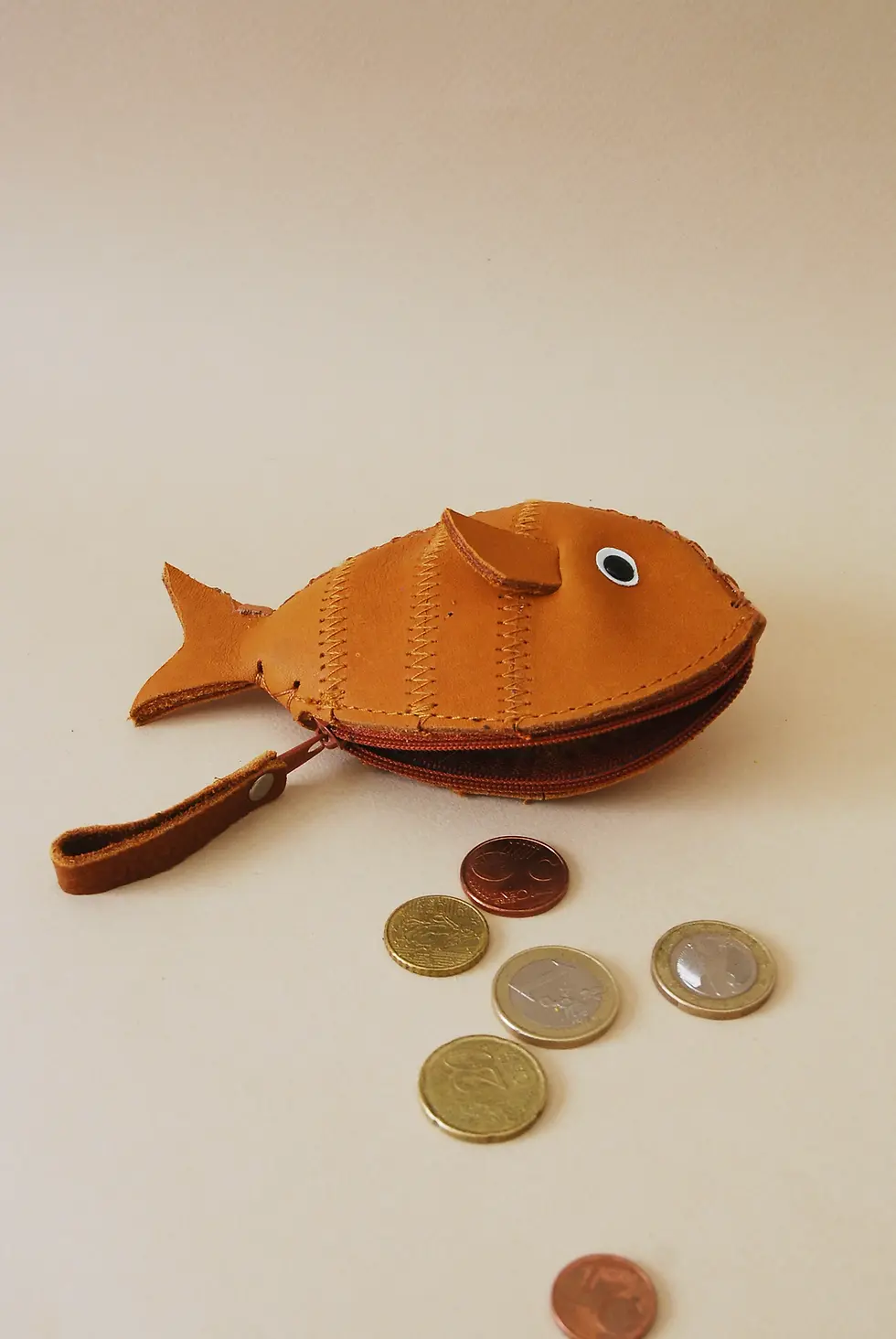 Miniature : Porte-monnaie Dorade en cuir recyclé de la marque Mabuti'k