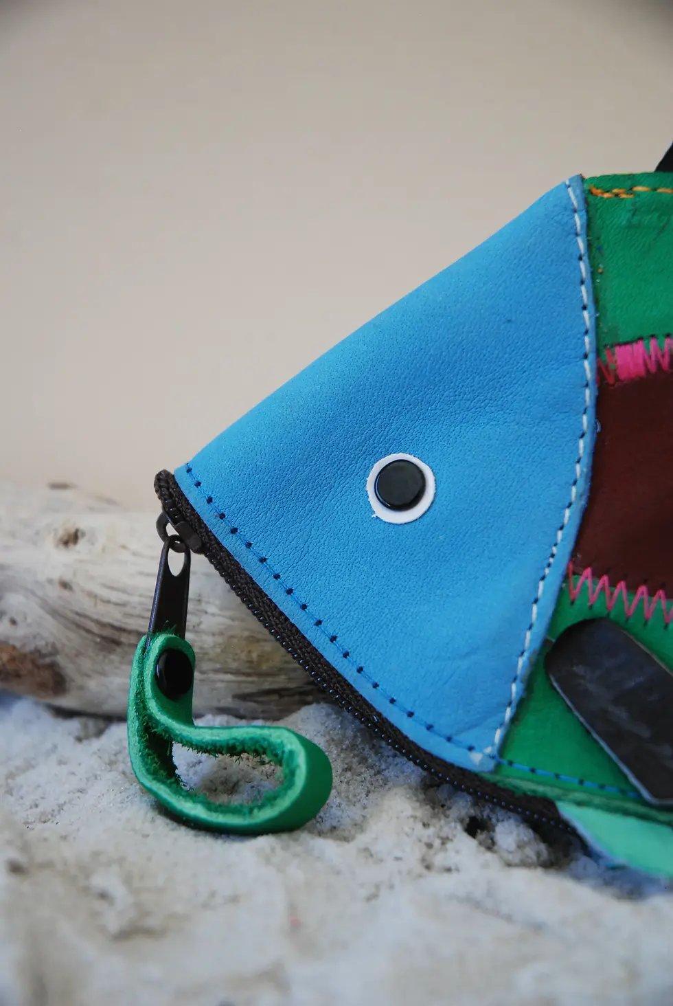 Miniature : Porte-monnaie Dory en cuir recyclé de la marque Mabuti'k