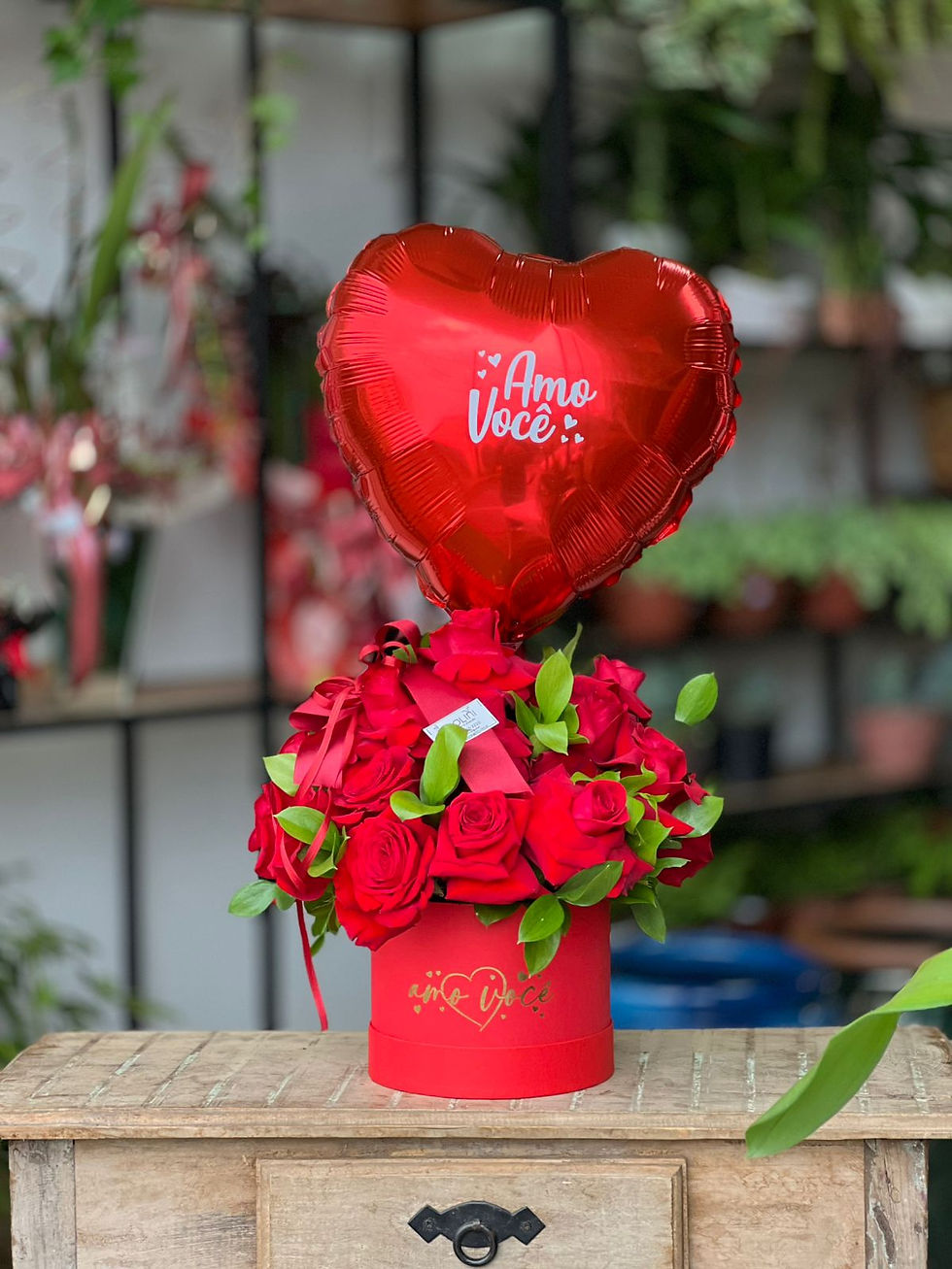 Box rosas para meu amor premium