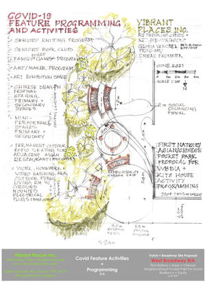 WBBIA First Nations + Asian + Chinese Neighbourhood Pocket Park -Covid Safe Features