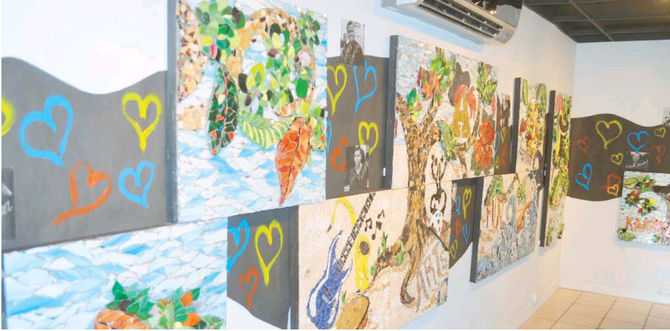 Arte de jóvenes mosaiquistas