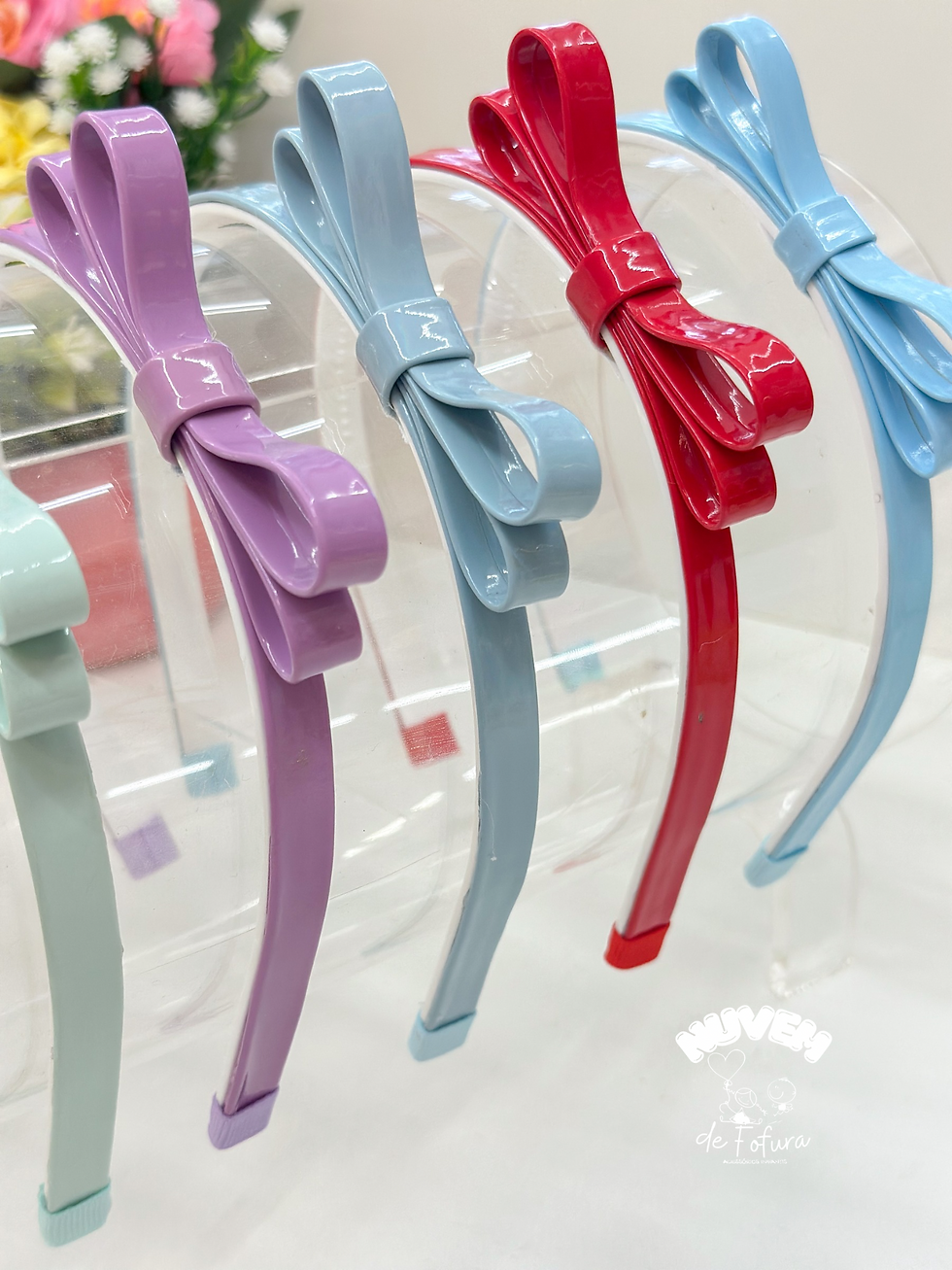 Miniatura: Tiara em verniz 