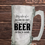 Thumbnail: Funny Beer Quote Series/Glass Custom Beer Mug/Personalized Beer Mug